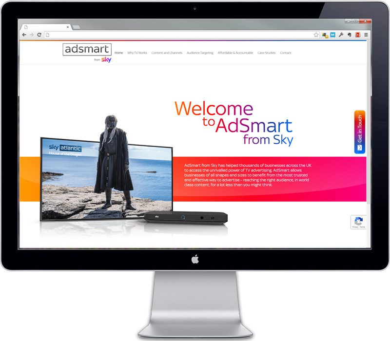 AdSmart From Sky Website rebrand 2023 | Digital-Zest